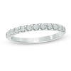 Thumbnail Image 1 of Previously Owned - 0.25 CT. T.W.   Diamond Wedding Band in 14K White Gold (I/I2)