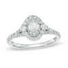 Thumbnail Image 1 of Previously Owned - 0.75 CT. T.W.   Diamond Vintage-Style Engagement Ring in 14K White Gold (I/I1)