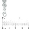 Thumbnail Image 2 of Previously Owned - 0.50 CT. T.W. Diamond Cascading Four Stone Bracelet in Sterling Silver - 7.5"