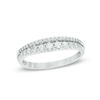 Thumbnail Image 1 of Previously Owned - 0.40 CT. T.W. Diamond Double Row Band in 14K White Gold