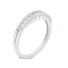 Thumbnail Image 2 of Previously Owned - 0.40 CT. T.W. Diamond Double Row Band in 14K White Gold