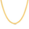 Previously Owned - Made in Italy 6.0mm Double Row Curb Chain Necklace in 14K Gold - 18"