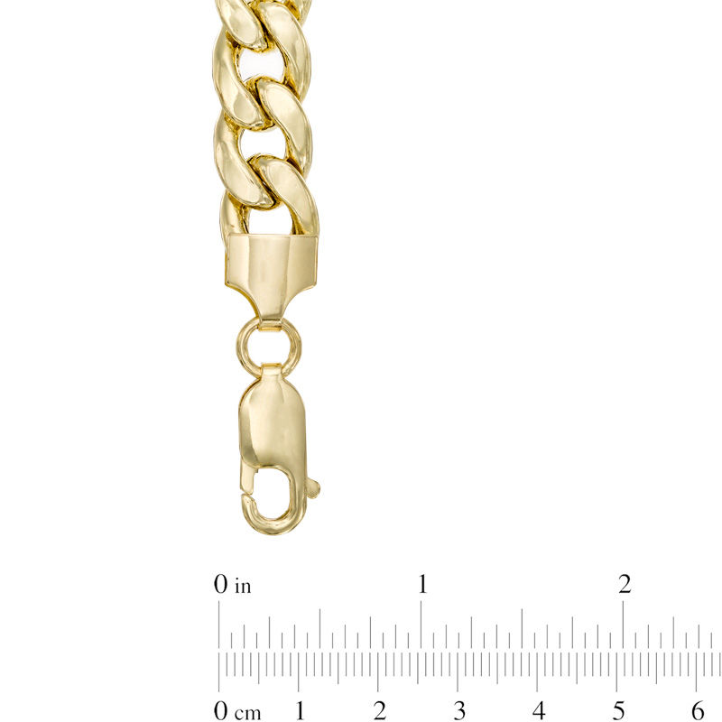 Previously Owned - Men's 7.8mm Curb Chain Bracelet in 10K Gold - 8.5"|Peoples Jewellers