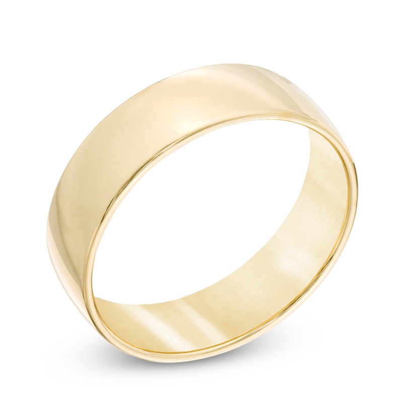 Previously Owned Men's 6.5mm Comfort Fit Wedding Band in 14K Gold - Size 10|Peoples Jewellers