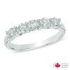 Thumbnail Image 0 of Previously Owned - 1.00 CT. T.W. Diamond Five Stone Band in 14K White Gold (I/I3)