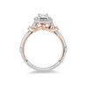 Previously Owned - Enchanted Disney Snow White 0.58 CT. T.W. Emerald-Cut Diamond Engagement Ring in 14K Two-Tone Gold
