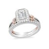 Thumbnail Image 2 of Previously Owned - Enchanted Disney Snow White 0.58 CT. T.W. Emerald-Cut Diamond Engagement Ring in 14K Two-Tone Gold