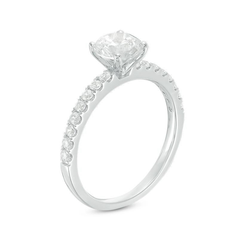 Previously Owned - 1.25 CT. T.W. Diamond Engagement Ring in 14K White Gold