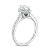 Thumbnail Image 1 of Previously Owned - Vera Wang Love Collection 0.95 CT. T.W. Marquise Diamond Frame Engagement Ring in 14K White Gold