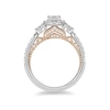 Previously Owned - Enchanted Disney Jasmine 1.04 CT. T.W. Diamond Three Stone Engagement Ring in 14K White Gold