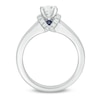 Thumbnail Image 2 of Previously Owned - Vera Wang Love Collection 0.58 CT. T.W. Diamond Solitaire Collar Engagement Ring in 14K White Gold