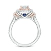 Thumbnail Image 3 of Previously Owned - Vera Wang Love Collection 1.20 CT. T.W. Diamond Double Frame Engagement Ring in 14K Two-Tone Gold