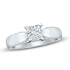 Thumbnail Image 1 of Previously Owned - Celebration  Lux® 1.00 CT. Princess-Cut Diamond Engagement Ring in 14K White Gold