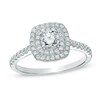 Thumbnail Image 0 of Previously Owned - 0.71 CT. T.W.  Canadian Diamond Frame Engagement Ring in 14K White Gold