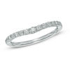 Thumbnail Image 0 of Previously Owned - 0.33 CT. T.W. Diamond Contour Wedding Band in 14K White Gold