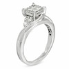 Thumbnail Image 1 of Previously Owned - 0.50 CT. T.W. Quad Princess-Cut Diamond Frame Engagement Ring in 10K White Gold