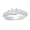 Thumbnail Image 1 of Previously Owned -  1.21 CT. T.W. Princess-Cut Diamond Ring in 14K White Gold