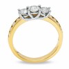 Thumbnail Image 2 of Previously Owned - 1.00 CT. T.W. Diamond Past Present Future® Three Stone Ring in 10K Gold