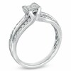 Thumbnail Image 2 of Previously Owned - 0.50 CT. T.W. Princess-Cut Quad Diamond Engagement Ring in 14K White Gold