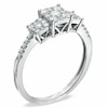 Thumbnail Image 1 of Previously Owned - 0.48 CT. T.W. Composite Diamond Three Stone Ring in 10K White Gold