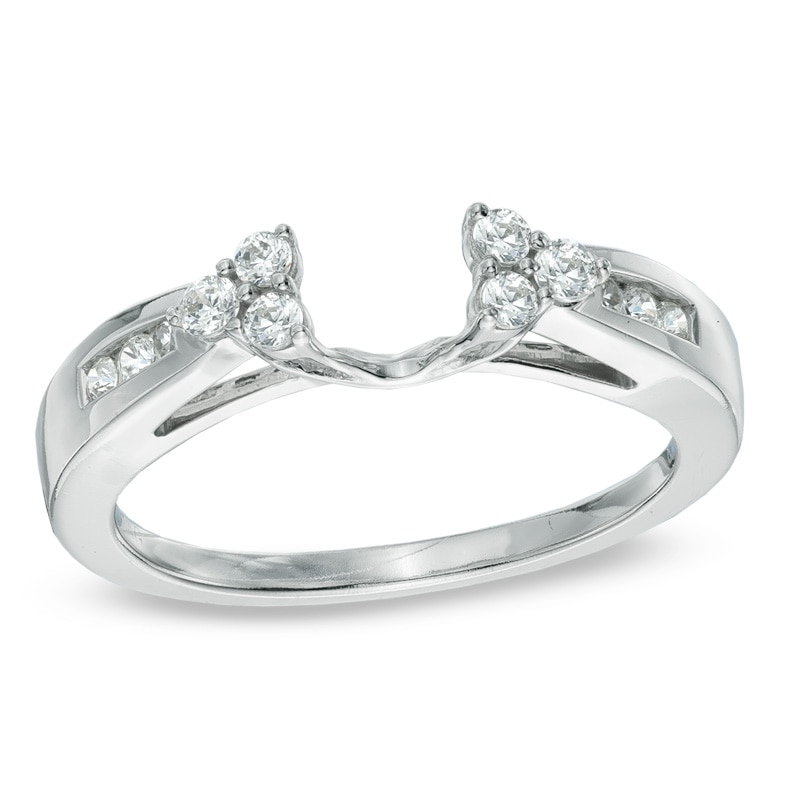 Previously Owned - 0.25 CT. T.W. Diamond Solitaire Enhancer in 14K White Gold|Peoples Jewellers