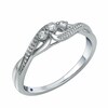 Thumbnail Image 1 of Previously Owned - Cherished Promise Collection™ 0.06 CT. T.W. Diamond Three Stone Ring in Sterling Silver