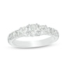 Thumbnail Image 0 of Previously Owned - Celebration Ideal 1.21 CT. T.W. Diamond Three Stone Ring in 14K White Gold