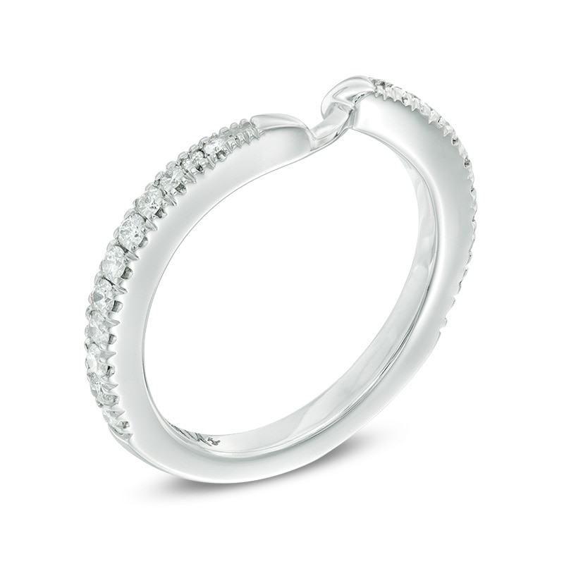Previously Owned - Ever Us™ 0.33 CT. T.W. Diamond Contour Band in 14K White Gold