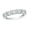 Thumbnail Image 1 of Previously Owned - 0.50 CT. T.W. Diamond Bar Wedding Band in 10K White Gold