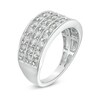 Thumbnail Image 3 of Previously Owned - 1.00 CT. T.W. Diamond Multi-Row Anniversary Band in 10K White Gold