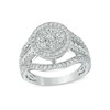 Thumbnail Image 0 of Previously Owned - 1.00 CT. T.W. Diamond Double Frame Vintage-Style Engagement Ring in 10K White Gold