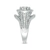 Thumbnail Image 3 of Previously Owned - 1.00 CT. T.W. Diamond Double Frame Vintage-Style Engagement Ring in 10K White Gold