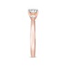 Thumbnail Image 5 of Previously Owned - 0.50 CT. T.W. Diamond Past Present Future® Engagement Ring in 10K Rose Gold
