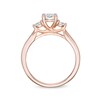 Thumbnail Image 5 of Previously Owned - 0.50 CT. T.W. Diamond Past Present Future® Engagement Ring in 10K Rose Gold