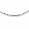 Thumbnail Image 1 of Previously Owned - 1.8mm Rope Chain Necklace in Sterling Silver - 24"