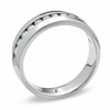 Thumbnail Image 1 of Previously Owned - Men's 0.50 CT. T.W. Channel Set Diamond Wedding Band in 14K White Gold