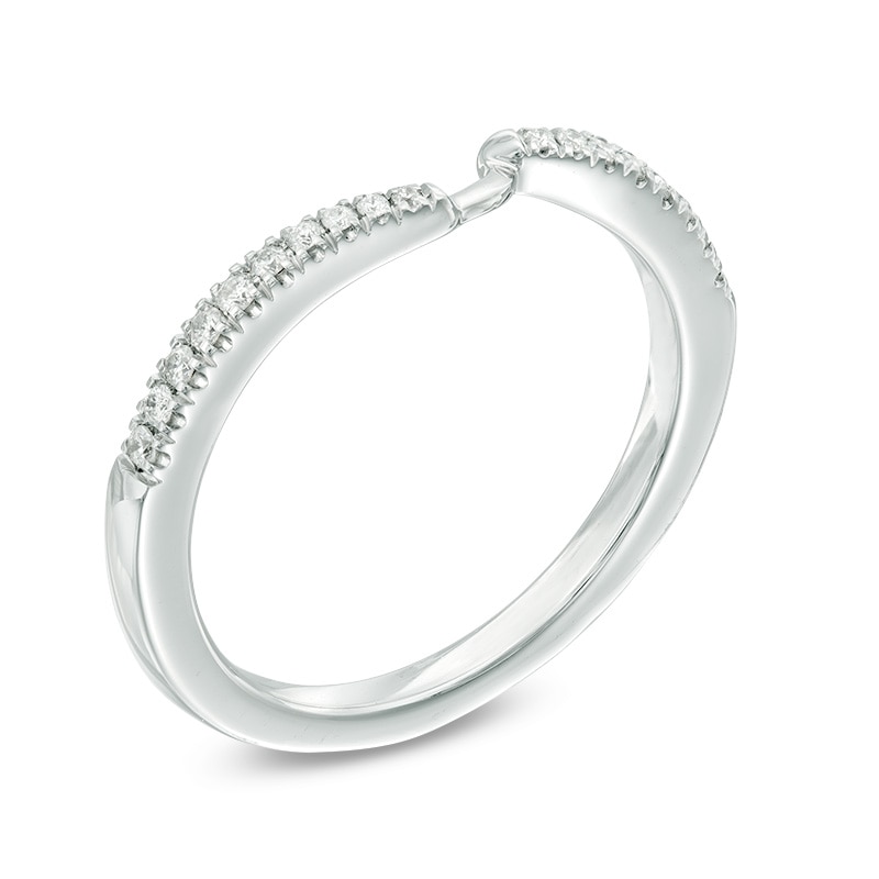 Previously Owned - Ever Us™ 0.12 CT. T.W. Diamond Contour Band in 14K White Gold