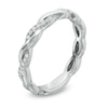 Thumbnail Image 1 of Previously Owned - 0.12 CT. T.W. Diamond Twist Band in 10K White Gold