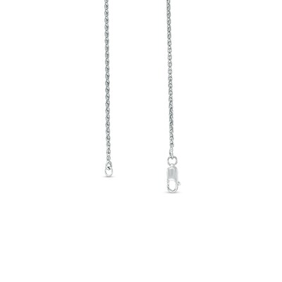 Previously Owned - 1.00 CT. T.W. Composite Diamond Teardrop Infinity Necklace in 10K White Gold - 17"