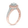 Thumbnail Image 2 of Previously Owned - 0.45 CT. T.W. Diamond Double Frame Vintage-Style Engagement Ring in 10K Two-Tone Gold