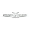 Thumbnail Image 2 of Previously Owned - Adrianna Papell 0.70 CT. T.W. Princess-Cut Diamond Ribbon Engagement Ring in 14K Two-Tone Gold (F/I1)
