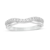 Thumbnail Image 0 of Previously Owned - 0.25 CT. T.W. Diamond Twist Contour Band in 14K White Gold