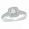 Thumbnail Image 0 of Previously Owned - 0.50 CT. T.W. Canadian Princess-Cut Diamond Frame Ring in 14K White Gold (I/I1)