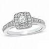 Thumbnail Image 0 of Previously Owned - 0.50 CT. T.W. Canadian Princess-Cut Diamond Frame Ring in 14K White Gold (I/I1)