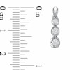 Thumbnail Image 1 of Previously Owned - 0.50 CT. T.W. Canadian Diamond Three Stone Drop Earrings in 14K White Gold