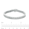 Thumbnail Image 3 of Previously Owned - 0.50 CT. T.W. Diamond Two Row Bracelet in Sterling Silver - 7.5"