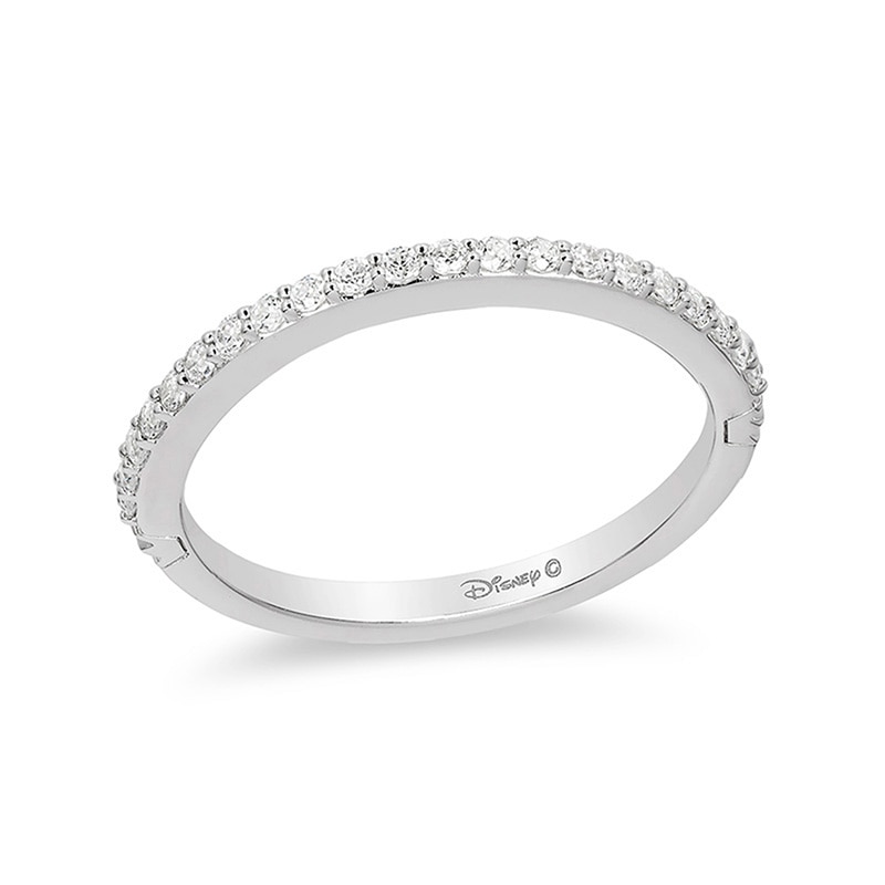 Previously Owned - Enchanted Disney Princess 0.18 CT. T.W. Diamond Band 14K White Gold