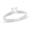 Thumbnail Image 0 of Previously Owned - 0.50 CT. Diamond Solitaire Engagement Ring in 14K White Gold (J/I3)
