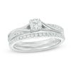 Thumbnail Image 0 of Previously Owned - 0.45 CT. T.W. Diamond Bypass Bridal Set in 10K White Gold
