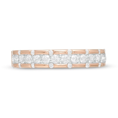 Previously Owned - 0.48 CT. T.W. Diamond Anniversary Band in 10K Rose Gold